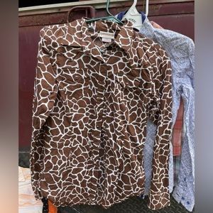 Giraffe western shirt